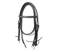 Bridons équitation western pour cheval en fil avec rênes Lakota Noir Full