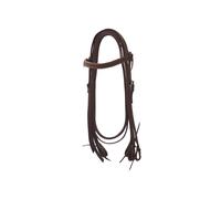 Bridons équitation western pour cheval panier frontal ou outillage fleur Lakota Marron Poney