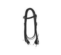 Bridons équitation western pour cheval panier frontal ou outillage fleur Lakota Noir Poney