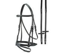 Bridons pour cheval econ lisse Tattini (1403833) Marron Mini poney