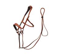 Bridons sans mors pour cheval Edix Saddles ED1-Rose Marron Cob