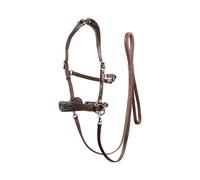 Bridons sans mors pour cheval Edix Saddles ED2-Rose Marron Shetland