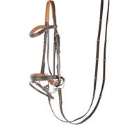 Bridons souple Harry's Horse Marron Poney