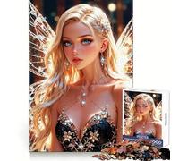 Brie La Princesse des Fées Puzzle de 1000 pièces pour Adultes Bien-être cérébral Loisirs agréables Découpe soignée Cadeau Symbolique (38x26cm)