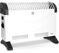 Briebe 128215 Convecteur électrique, radiateur à air chaud, thermostat réglable turbo-ventilateur blanc