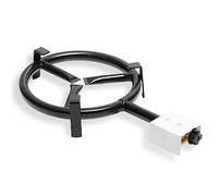 briebe Brûleur à Gaz 1 Anneau 30 cm, Brûleur à Paella, Convient pour Poêle ou Paellera 36 à 42 cm de Diamètre, Régulateur de Flamme