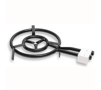 briebe Brûleur à Gaz 2 Anneau 40-20 cm, Double Brûleur à Paella, Convient pour Poêle ou Paellera 30 à 60 cm de Diamètre, Deux Régulateurs de Flamme