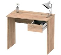 briebe Bureau, table d'ordinateur 75 x 90 x 50 cm (Hauteur x Largeur x Profondeur), 1 tiroir, Bureau, Chambre jeune, Desk, Nova (Chêne Cambrian)