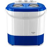 Briebe Mini machine à laver portable WM1140 – 3 kg lavage, essorage 1 kg, 2 compartiments, 190 W