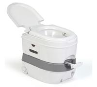briebe Camp Toilette Portable 22L WC Chimique avec roulettes pour Camping