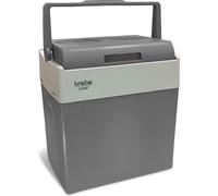 Briebe CF1153 Glacière électrique portable, 28 litres, 12V pour voiture et 220V Gris