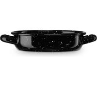 Briebe Levante Plat à gratin induction 10 cm Mini casserole 0,2 L Acier émaillé Noir