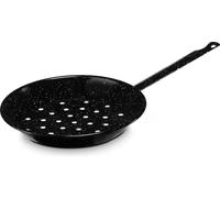 Briebe Levante Poêle à châtaignesInduction 26cm Acier émaillé, Poêle, Feu, Gaz, Four Noir
