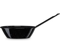 Briebe Levante Poêle à frire induction 30cm Acier émaillé, Poêle haute 4,6L, Feu Noir