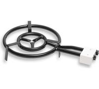 Briebe MOD400 Brûleur à gaz à double anneau pour paella 40-20cm Convient pour poêle à paella de 30 à 60 cm Ø Noir