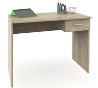 briebe Petit bureau d'ordinateur 75 x 90 x 50 cm (hauteur x largeur x profondeur), 1 tiroir de rangement, bureau, chambre d'enfant, bureau, coiffeuse, Prakt chêne cambrian