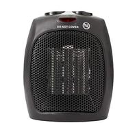 briebe Radiateur Céramique avec Thermostat à Basse Consommation PTC, Chauffage D’Appoint Électrique, 2 Niveaux de Puissance 750/1500W Air Chaud/Froid, Sécurité contre la Surchauffe, Portable, Noir