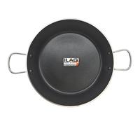 briebe Zafran Poêle à paella à induction 30 cm, 4 portions de paella, anti-adhésif ILAG écologique sans PFOA, épaisseur 3 mm, aluminium pressé, convient à toutes les cuisines, vitrocéramique, gaz