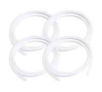 BRIEFCEC 4 mètres Téflon Tube PTFE pour Filament de 1.75m,Accessoires pour Imprimante 3D, 4 Pièces 1 Mètres Tube PTFE 2.0mm ID / 4.0mm Pour PC4-M6 M10 Pneumatique Connecteur