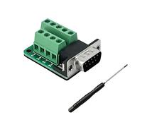 BRIEFCEC Adaptateur D-USB DB9 série RS-232 vers module de signal 9 broches avec coussin isolant, (1 connecteur mâle)