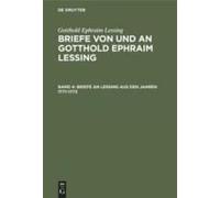 Briefe An Lessing Aus Den Jahren 1771-1773