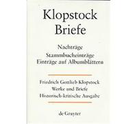 Briefe Nachtrage, Stammbucheintrage Eintrage auf Albumblattern Friedrich G. Klopstock, Helmut Riege, Rainer Schmidt (Auteur)