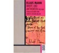Briefe und Antworten 1922 - 1949 Mann, Klaus (Auteur)