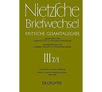 Briefe Von Und An Friedrich Nietzsche Januar 1880 - Dezember 1884