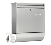 Briefkasten Borkum-Set 38770 Ni H.422mm B.362mm T.100mm VA DIN C4 BURG-WÄCHTER Quantité:1