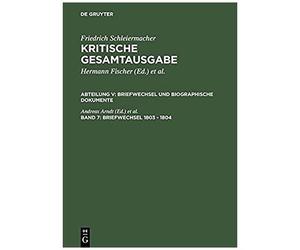Briefwechsel 1803 - 1804
