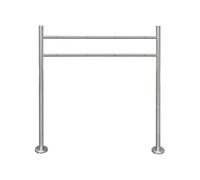vidaXL Support 50355 G en acier inoxydable pour double boîte aux lettres