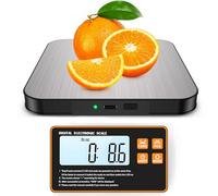 Brifit Balance de Cuisine, Balance de Précision 15kg/1g avec Ecran Amovible, USB-C, Acier Inoxydable, Balance Cuisine Rechargeable, Balance Alimentaire pour Patisserie, Cuisine, Pese Aliment