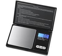 Brifit Balance de Précision, 100g/0.01g, Balance de Cuisine, Balance de Precision 0.01g, Balance de Poche avec Écran LCD, Petite Balance de Bijoux, avec Fonction de Tare, Acier Inoxydable (Noir)