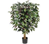 Briful Ficus artificiel de 91 cm de haut, arbre artificiel décoratif pour salon, décoration d'intérieur et de bureau