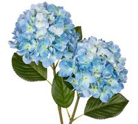 Briful Fleurs d'hortensias artificielles Real-Touch Fleurs artificielles comme de vraies Hydrangea Branches d'artificiels Bouquet de fleurs pour décoration de bureau, hôtels, réceptions, salles