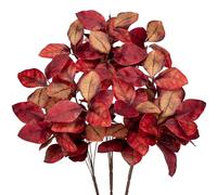 Briful Lot de 3 feuilles d'automne artificielles de 40 cm pour vase, arrangement floral, cuisine, table, décoration d'automne