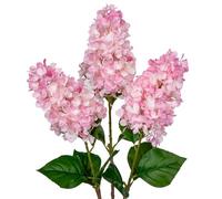 Briful Lot de 3 fleurs d'hortensia artificielles roses de 73 cm de haut, fleurs en soie à longue tige pour arrangement floral, maison, ferme, bureau, hôtel