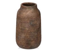 Briful Vase en céramique de 28 cm de haut pour fleurs, vases rustiques en bronze avec ouverture de 10,2 cm, grand vase à fleurs pour pampa, plantes sèches, fleurs fraîches, décoration d'intérieur et