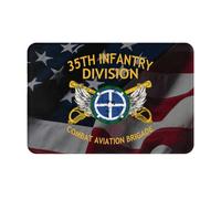 Brigade D'Aviation De Combat 35E Division D'Infanterie Tapis D'Entrée Ramasse La Saleté Tapis Entree Funny Tapis pour Entrée pour La Chambre À Coucher Couloir Chambre 40x60Cm