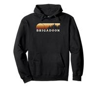 Brigadoon, KY Vintage Evergreen Sunset 80 Retro Sweat à Capuche