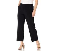 Briggs New York Pantalon Confortable Tout Autour de la Petite Taille, Noir, 44 Court Femme