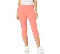 Briggs New York Womens Pull on Capri with Pocket Casual Pants, Flamingo Pink, 12 US