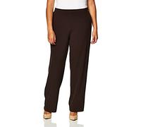 Briggs New York Womens Pull on (Regular Short & Tall Length) Dress Pants, Brown, 8 Short US