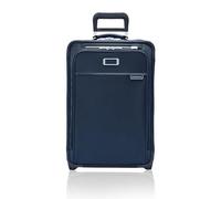 Briggs & Riley Essential 22" 2-Wheel Expandable Carry on - Luggage for Travel, Suitcases with Wheels, Softside Rolling Bag for Men & Women, Self-Repairing Zipper - Baseline Collection, Navy