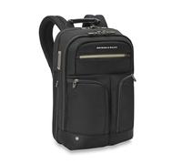 Briggs & Riley Hta Sac à Dos, Noir, Slim Expandable Backpack Mixte Adulte