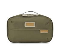 Briggs & Riley Trousses de Toilette Baseline, Vert Olive, 11 inch Expandable Essentials Toiletry Kit