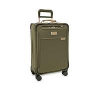 Briggs & Riley Valise Extensible à 4 Roues pivotantes, Vert Olive, Carry-on 56cm, Sac à Main Essentiel
