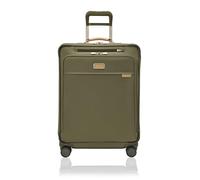Briggs & Riley Valise Extensible à 4 Roues pivotantes, Vert Olive, Medium 66cm, Carreaux Moyens