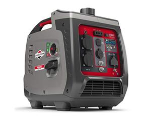 Briggs & Stratton Groupe Électrogène à Onduleur Portable à Essence PowerSmart Series Inverter P2400, Alimentation Propre 2400 watts/1800 watts, Silencieux et Léger