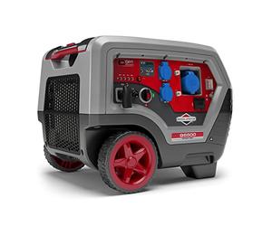 Briggs & Stratton Groupe électrogène à onduleur portable à essence Q6500 Série Quiet Power Technology, alimentation propre 6500 watts/5000 watts, ultra silencieux et léger, Noir